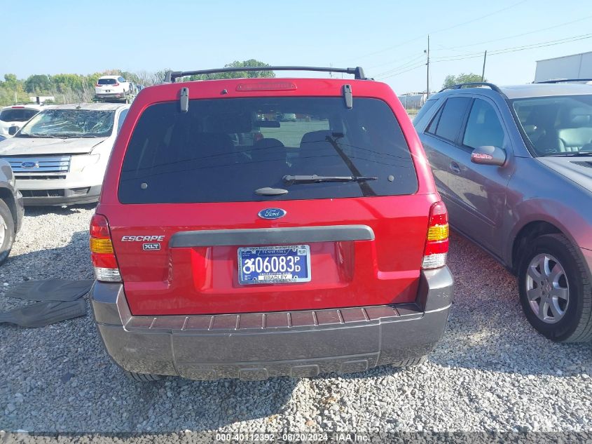 2005 Ford Escape Xlt VIN: 1FMYU03185KB16971 Lot: 40112392