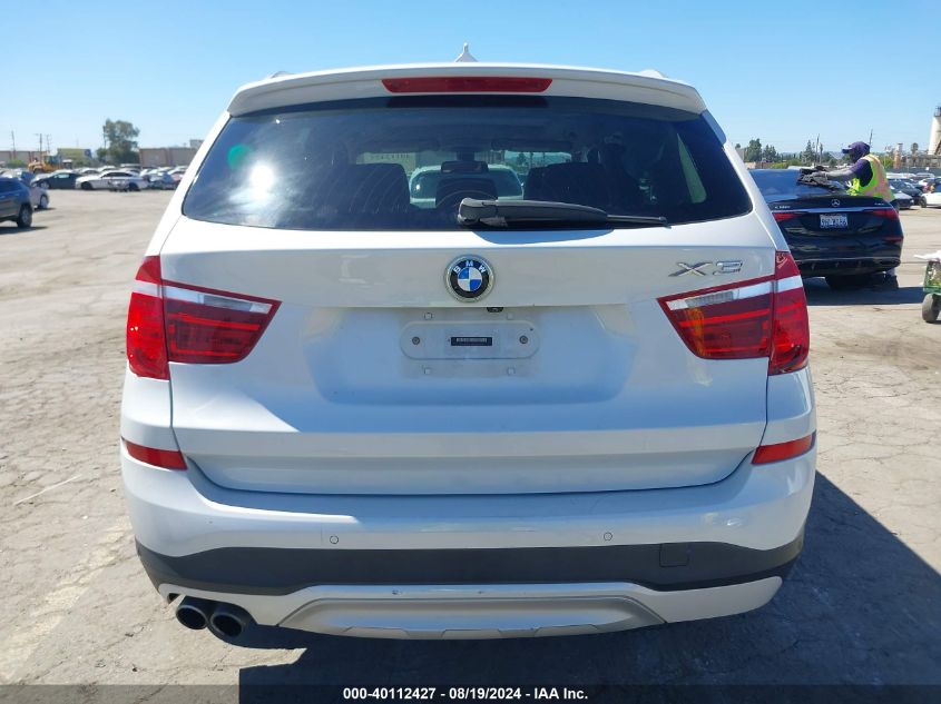 2016 BMW X3 xDrive28I VIN: 5UXWX9C58G0D77656 Lot: 40112427