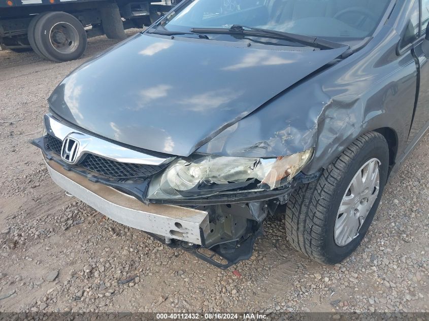 2010 Honda Civic Vp VIN: 19XFA1F33AE069725 Lot: 40112432