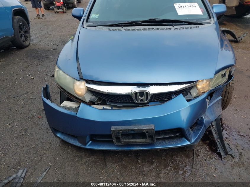 2009 Honda Civic Lx VIN: 2HGFA16599H345022 Lot: 40112434