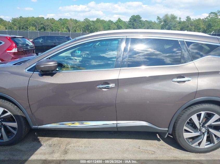 2015 Nissan Murano Platinum VIN: 5N1AZ2MH0FN272531 Lot: 40112455