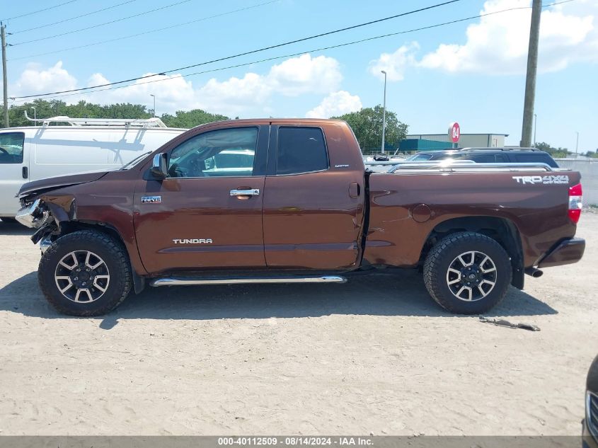 2017 Toyota Tundra Limited 5.7L V8 VIN: 5TFBY5F13HX598473 Lot: 40112509