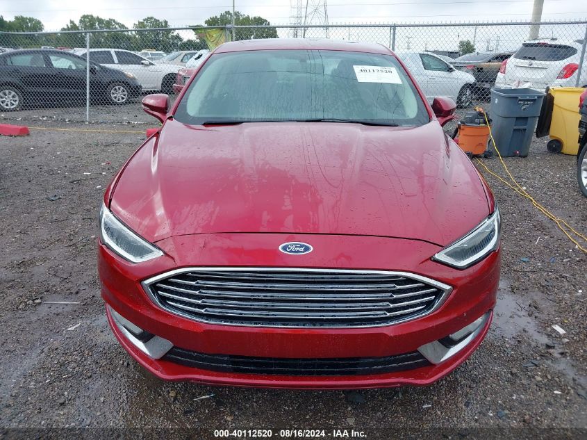 2017 Ford Fusion Se VIN: 3FA6P0T9XHR263596 Lot: 40112520