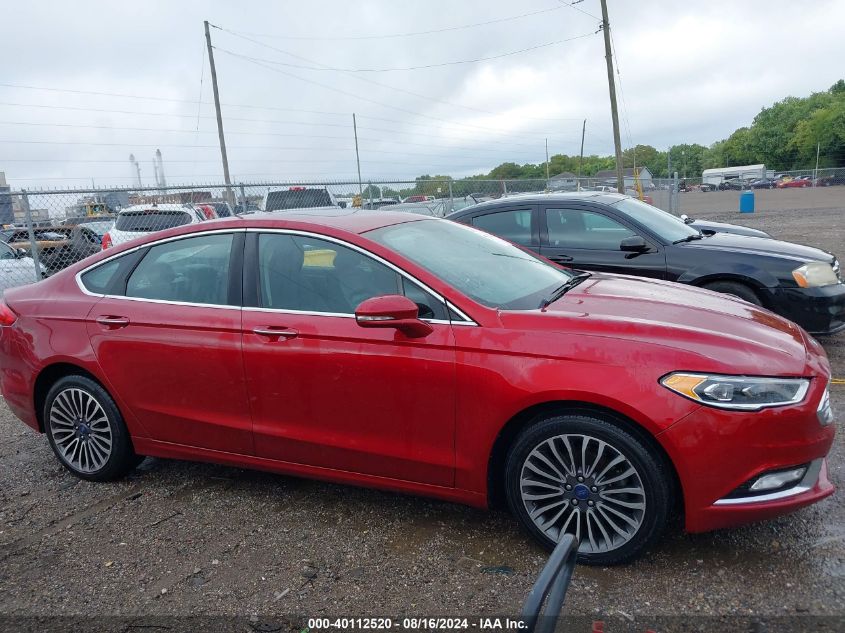 2017 FORD FUSION SE - 3FA6P0T9XHR263596