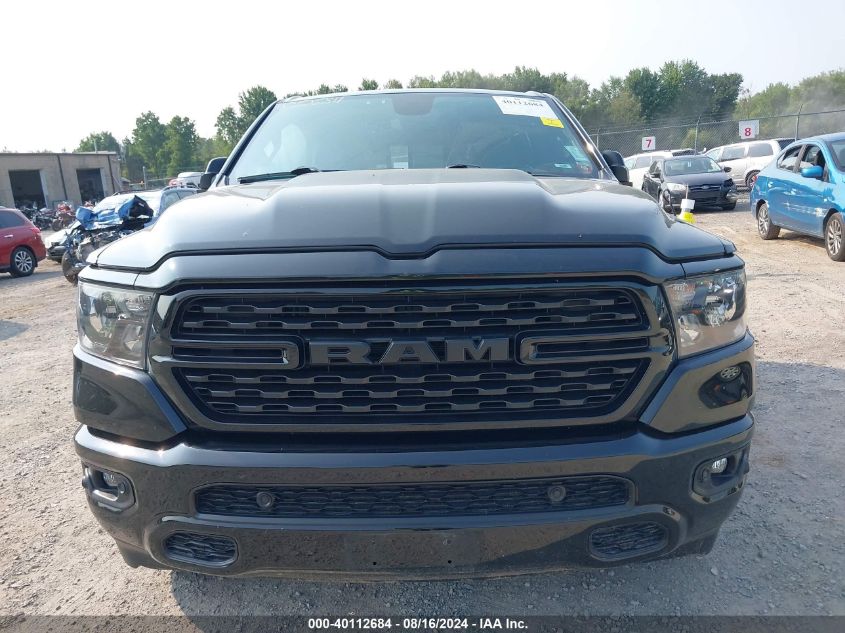 2022 Ram 1500 Big Horn Quad Cab 4X4 6'4 Box VIN: 1C6SRFBTXNN137571 Lot: 40112684