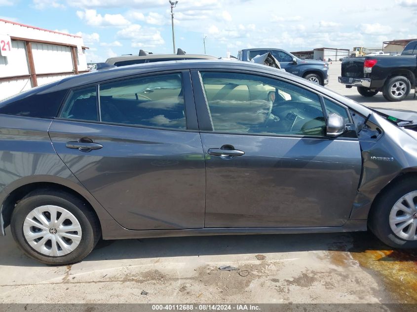 2019 Toyota Prius Le VIN: JTDKARFU2K3089477 Lot: 40112688