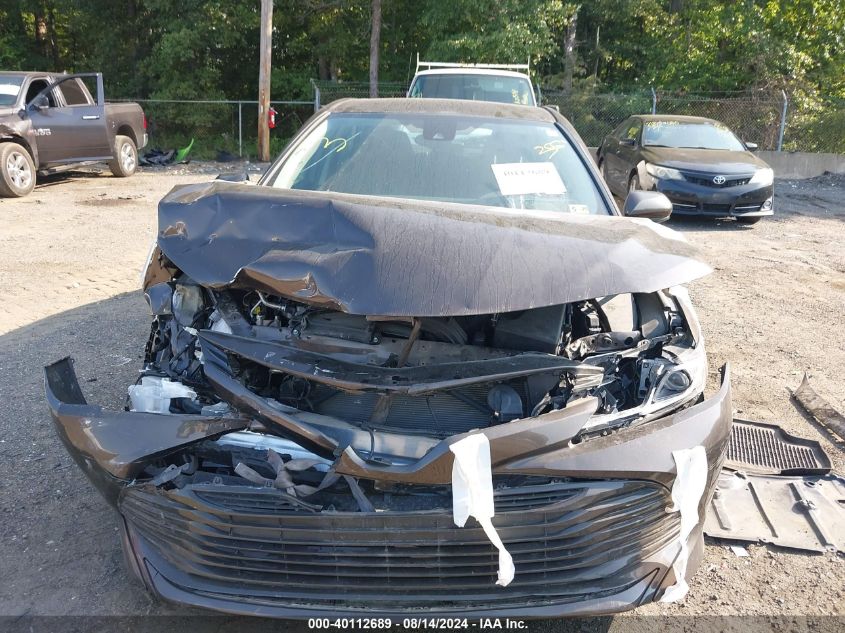 2019 Toyota Camry Le VIN: 4T1B11HK0KU252484 Lot: 40112689