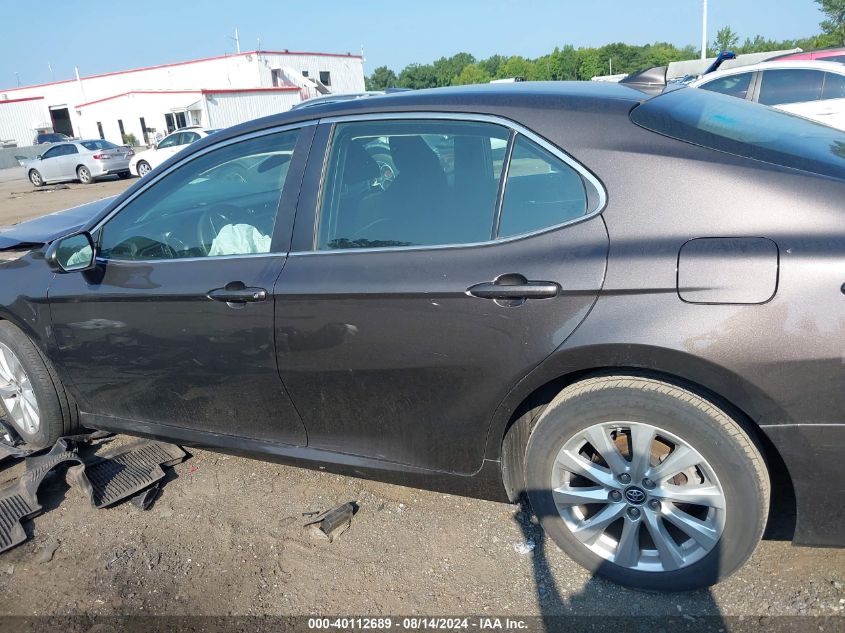 2019 Toyota Camry Le VIN: 4T1B11HK0KU252484 Lot: 40112689