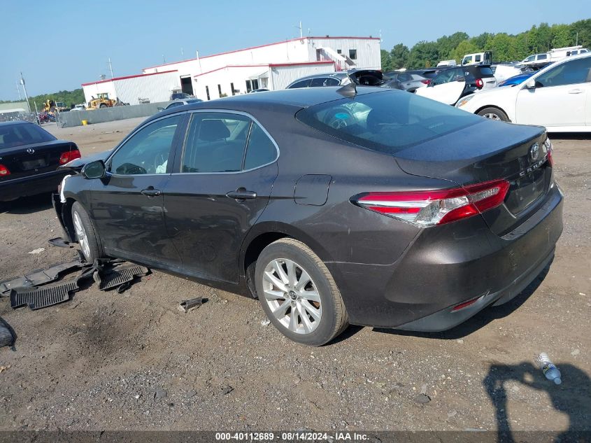 2019 Toyota Camry Le VIN: 4T1B11HK0KU252484 Lot: 40112689