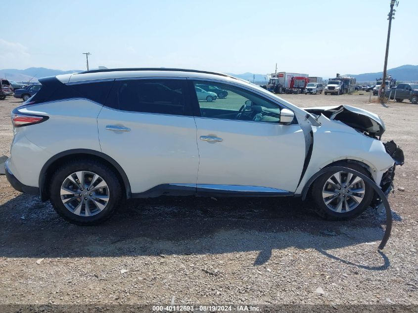 2017 Nissan Murano Sv VIN: 5N1AZ2MHXHN178692 Lot: 40112693