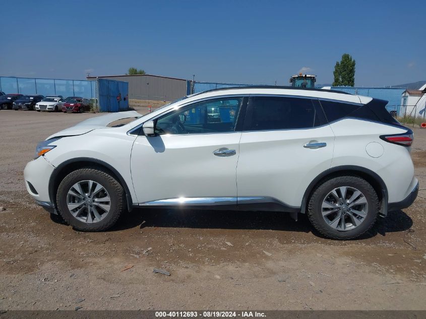 2017 Nissan Murano Sv VIN: 5N1AZ2MHXHN178692 Lot: 40112693