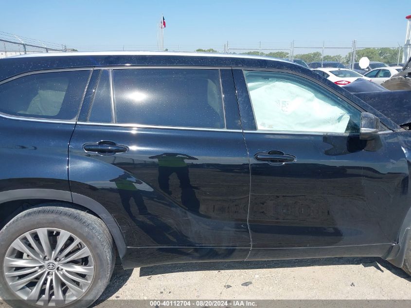 2020 Toyota Highlander Platinum VIN: 5TDFZRBH7LS031206 Lot: 40112704