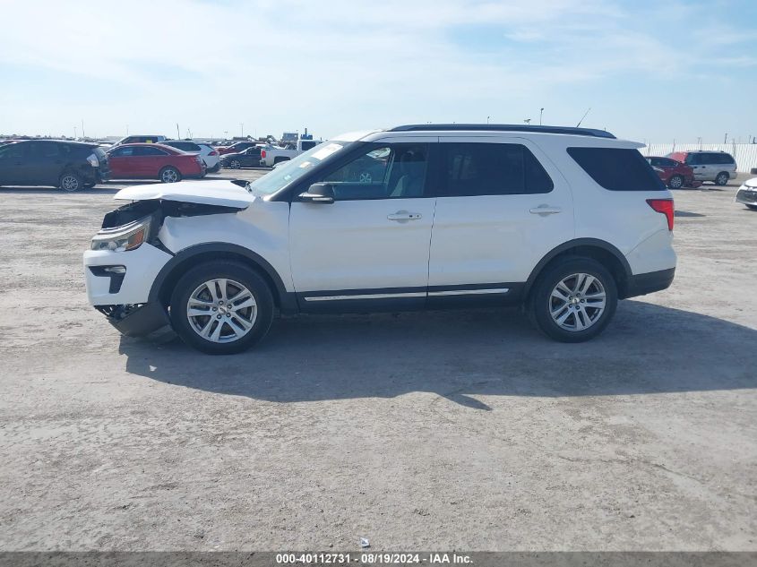 2018 Ford Explorer Xlt VIN: 1FM5K8D88JGB25802 Lot: 40112731