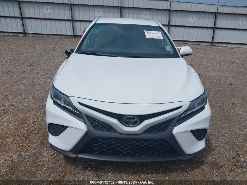 2019 Toyota Camry Se VIN: 4T1B11HK9KU727114 Lot: 40112752