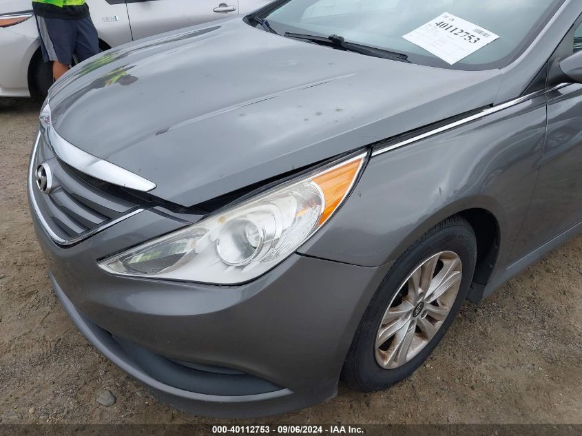 2014 Hyundai Sonata Gls VIN: 5NPEB4ACXEH861129 Lot: 40112753