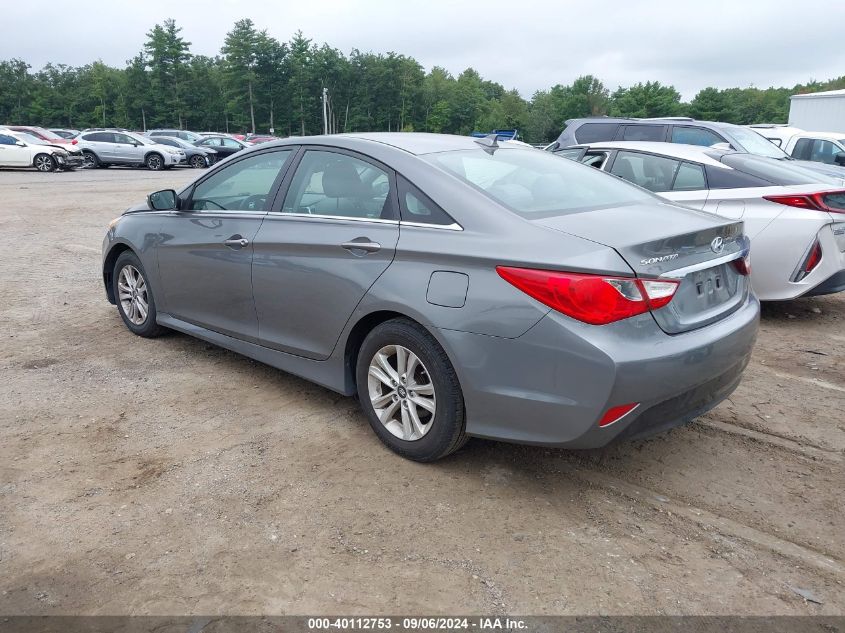 VIN 5NPEB4ACXEH861129 2014 Hyundai Sonata, Gls no.3