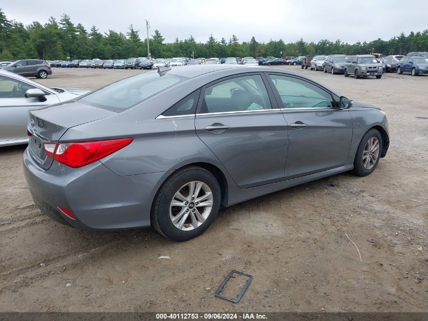 VIN 5NPEB4ACXEH861129 2014 Hyundai Sonata, Gls no.4