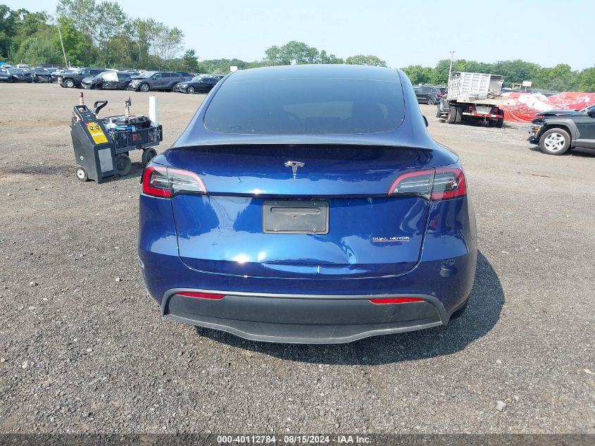 2023 Tesla Model Y Awd/Performance Dual Motor All-Wheel Drive VIN: 7SAYGDEF0PF698109 Lot: 40112784