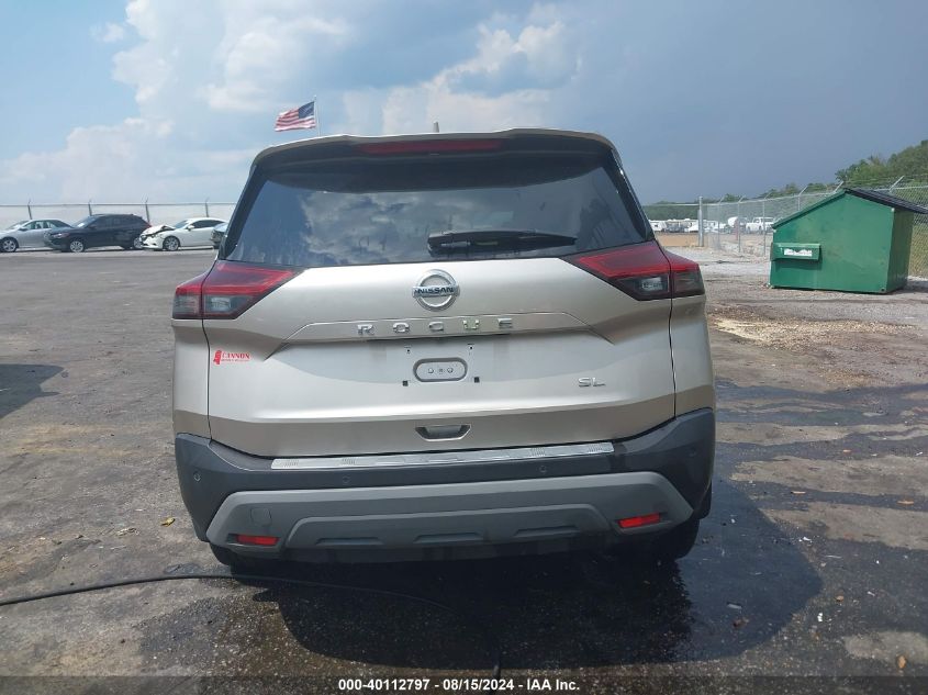 2021 Nissan Rogue Sl Fwd VIN: JN8AT3CA0MW025067 Lot: 40112797