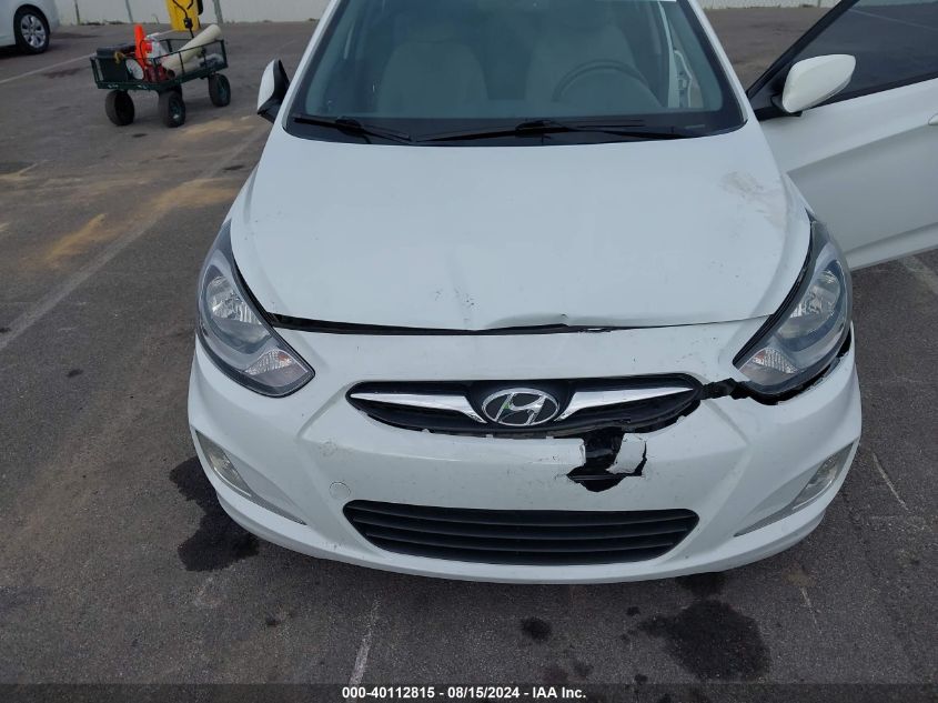 2013 Hyundai Accent Se VIN: KMHCU5AE0DU107312 Lot: 40112815