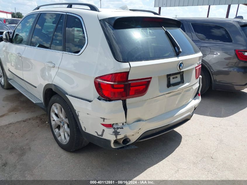 2013 BMW X5 xDrive35I/xDrive35I Premium/xDrive35I Sport Activity VIN: 5UXZV4C58D0E10205 Lot: 40112851