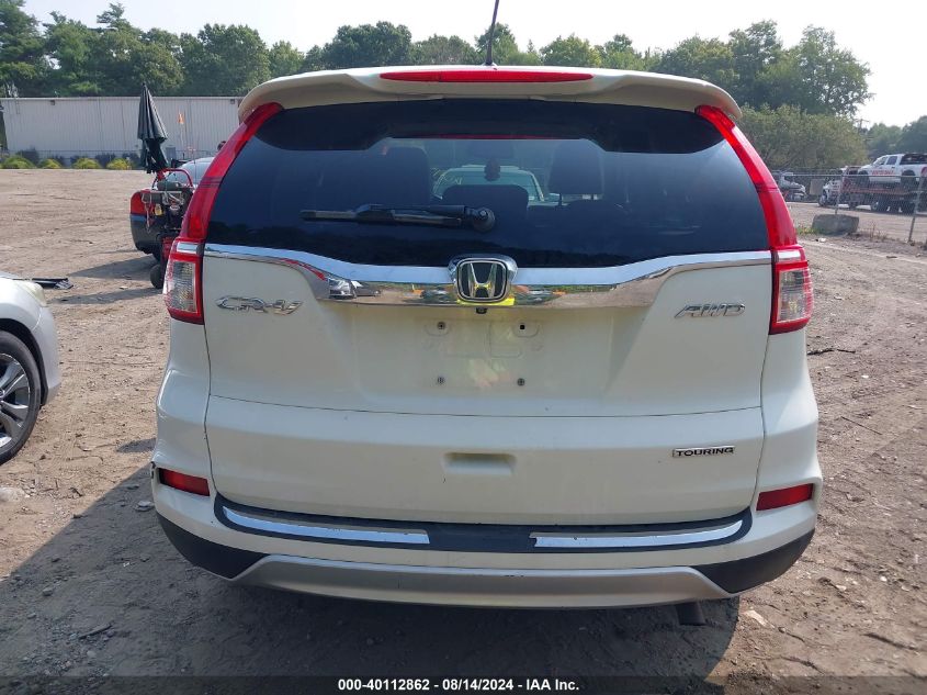 2015 Honda Cr-V Touring VIN: 5J6RM4H93FL082782 Lot: 40112862