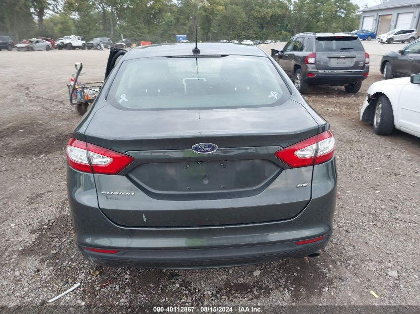 2015 Ford Fusion Se VIN: 3FA6P0H74FR171114 Lot: 40112867