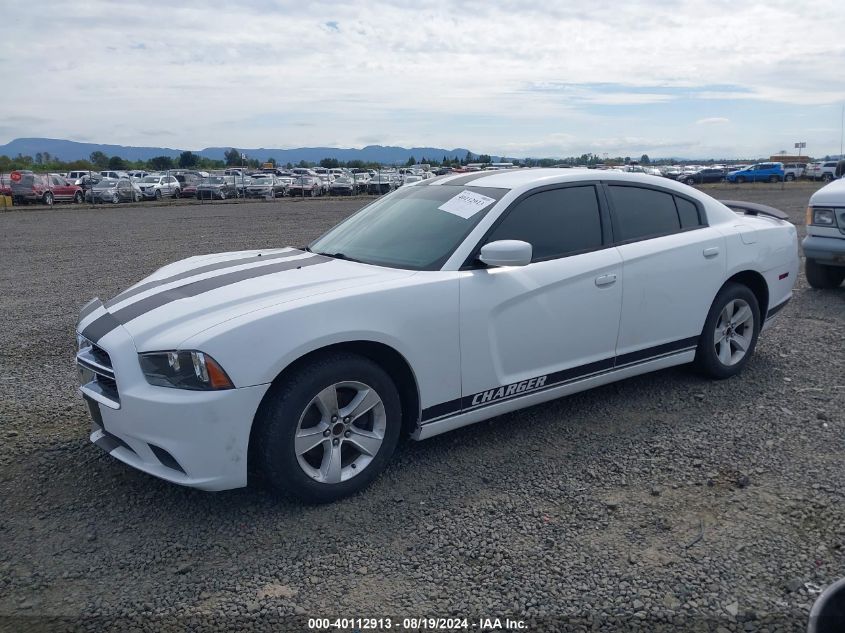 VIN 2C3CDXBG4DH634678 2013 Dodge Charger, SE no.2