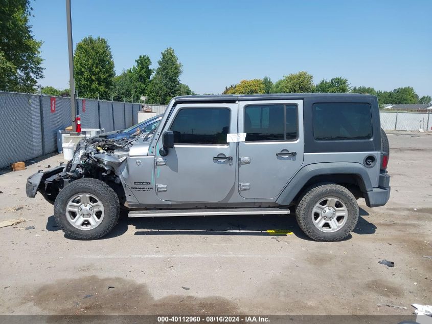 2016 Jeep Wrangler Unlimited Sport VIN: 1C4BJWDG3GL270204 Lot: 40112960