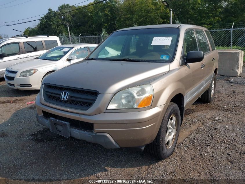 2004 Honda Pilot Lx VIN: 2HKYF18194H571869 Lot: 40112992