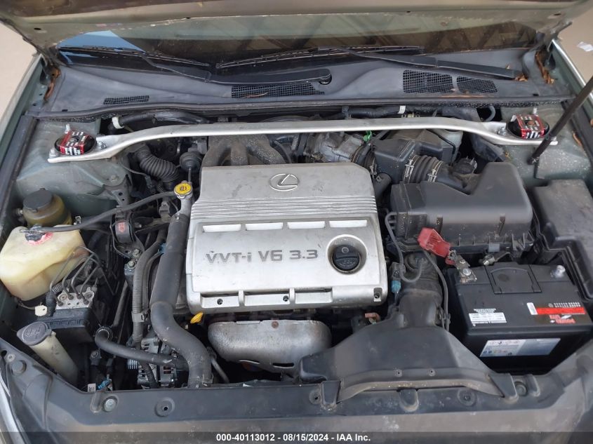 2005 Lexus Es 330 VIN: JTHBA30G755094102 Lot: 40113012