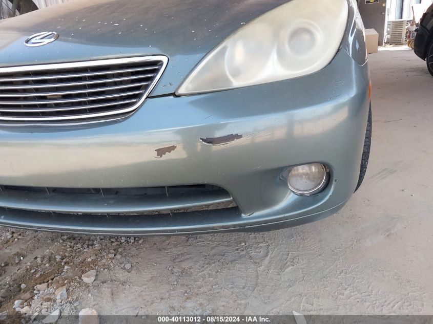 2005 Lexus Es 330 VIN: JTHBA30G755094102 Lot: 40113012