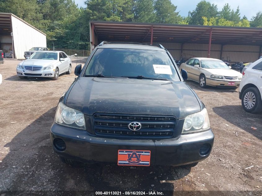 2003 Toyota Highlander VIN: JTEGD21A730065224 Lot: 40113021