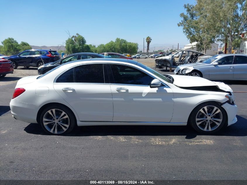 2017 Mercedes-Benz C 300 Luxury/Sport VIN: 55SWF4JB4HU181941 Lot: 40113069