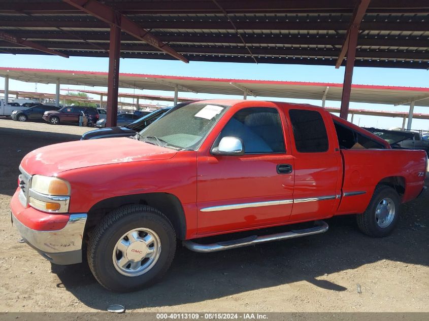 2001 GMC Sierra 1500 Sle VIN: 1GTEK19T01E189045 Lot: 40113109