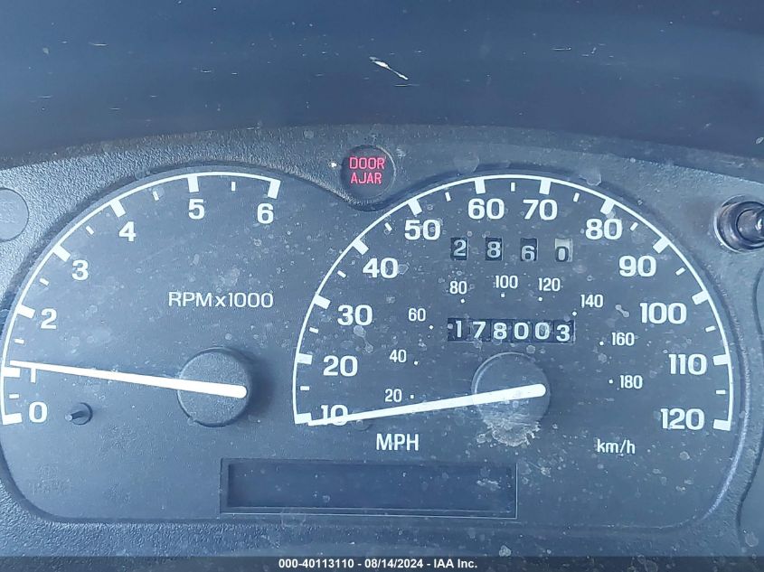 2001 Ford Ranger Edge/Xl/Xlt VIN: 1FTYR14U31PB49264 Lot: 40113110