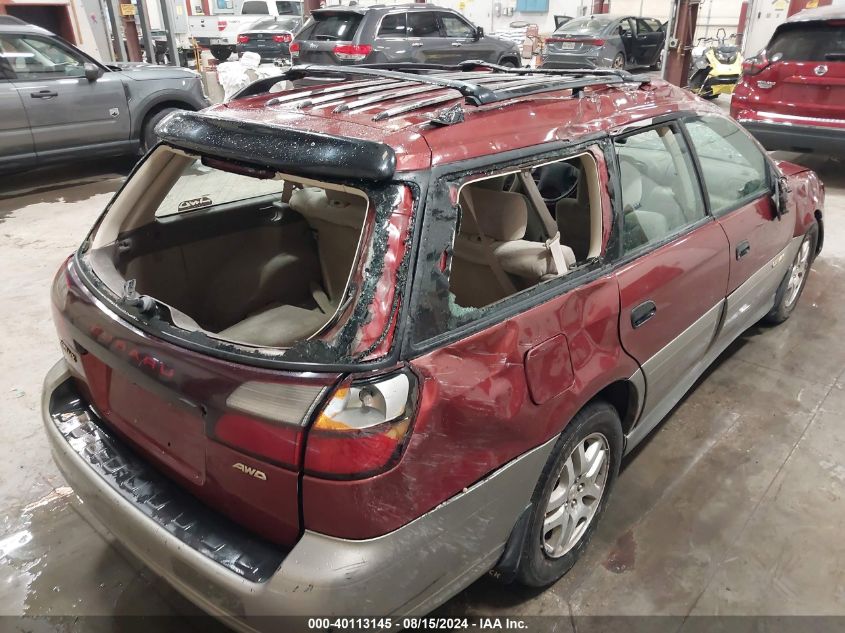 2003 Subaru Legacy Outback VIN: 4S3BH675236609484 Lot: 40113145