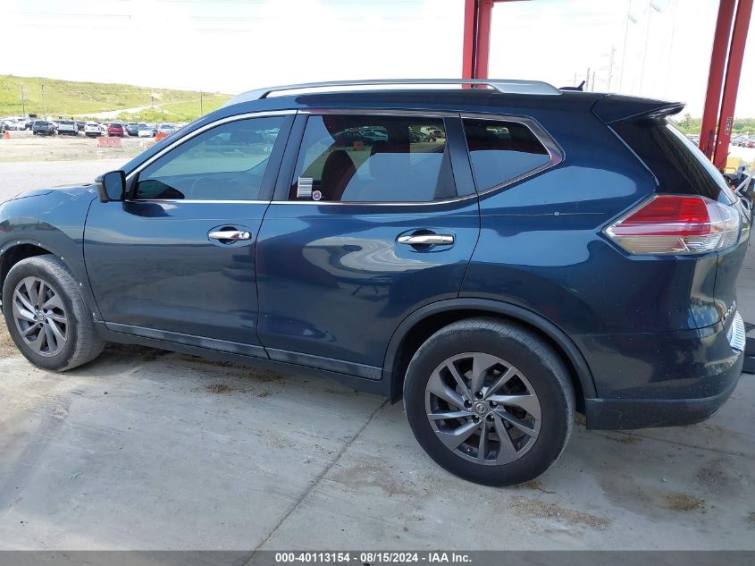 2016 Nissan Rogue Sl VIN: 5N1AT2MT2GC751858 Lot: 40113154