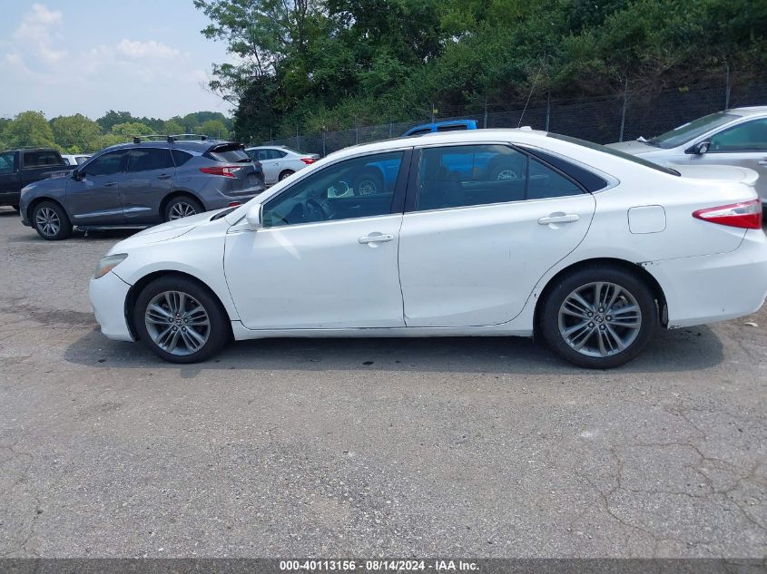 2015 Toyota Camry Se VIN: 4T1BF1FK7FU007613 Lot: 40113156