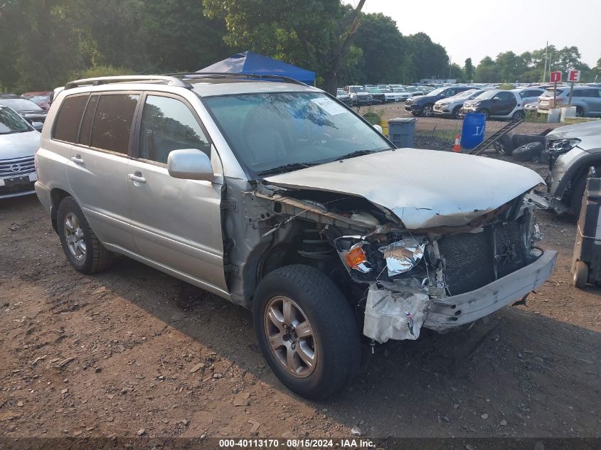 2004 Toyota Highlander V6 VIN: JTEEP21A640003426 Lot: 40113170