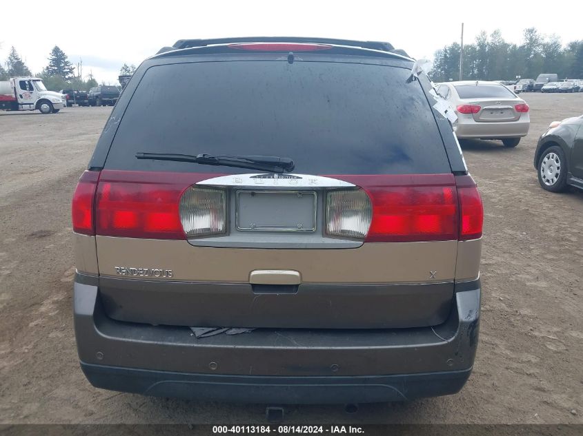 2004 Buick Rendezvous Cx VIN: 3G5DA03E54S500814 Lot: 40113184