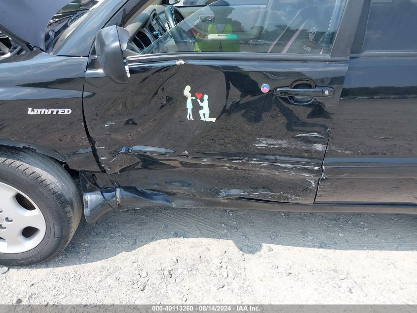 2004 Toyota Highlander Limited V6 VIN: JTEDP21A740022918 Lot: 40113260