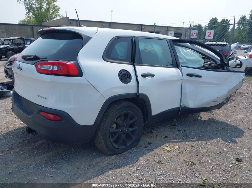 VIN 1C4PJLAB8HD232007 2017 JEEP CHEROKEE SPORT FWD