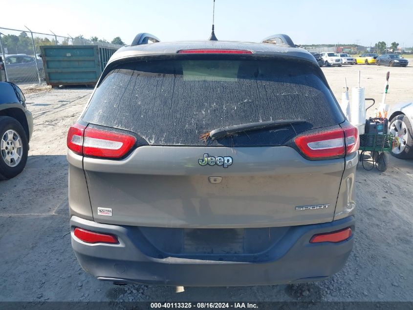 2016 Jeep Cherokee Sport VIN: 1C4PJLAB7GW351802 Lot: 40113325