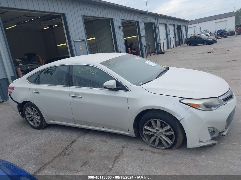 2014 Toyota Avalon Premium/Touring/Limited VIN: 4T1BK1EBXEU089221 Lot: 40113353