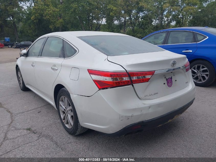 2014 Toyota Avalon Premium/Touring/Limited VIN: 4T1BK1EBXEU089221 Lot: 40113353