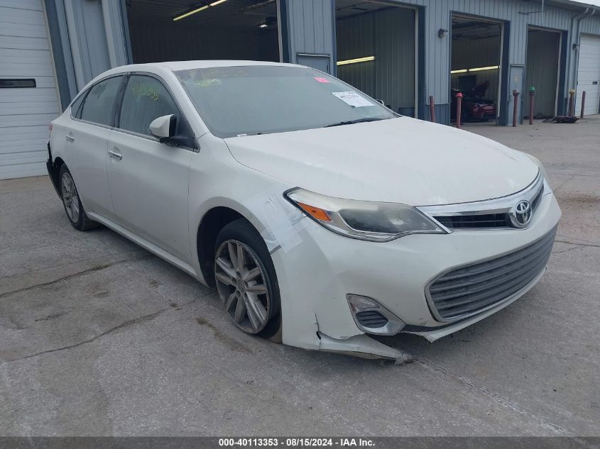 2014 Toyota Avalon Premium/Touring/Limited VIN: 4T1BK1EBXEU089221 Lot: 40113353