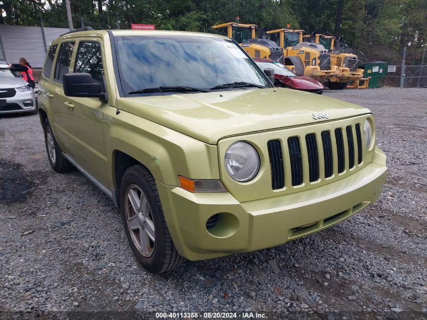 2010 Jeep Patriot Sport VIN: 1J4NF2GB8AD593084 Lot: 40113358