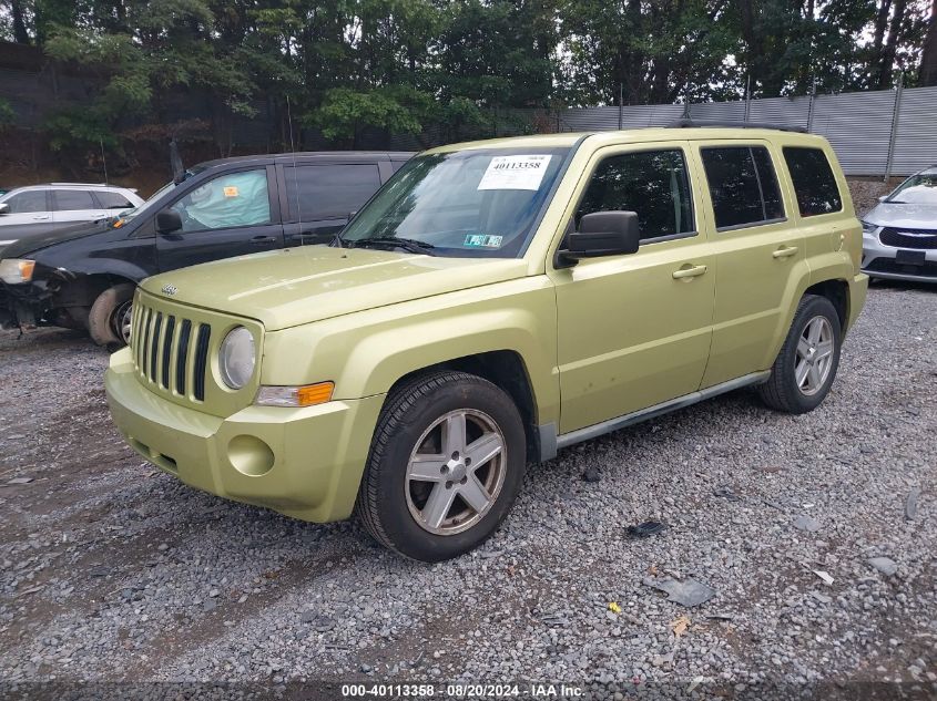 2010 Jeep Patriot Sport VIN: 1J4NF2GB8AD593084 Lot: 40113358