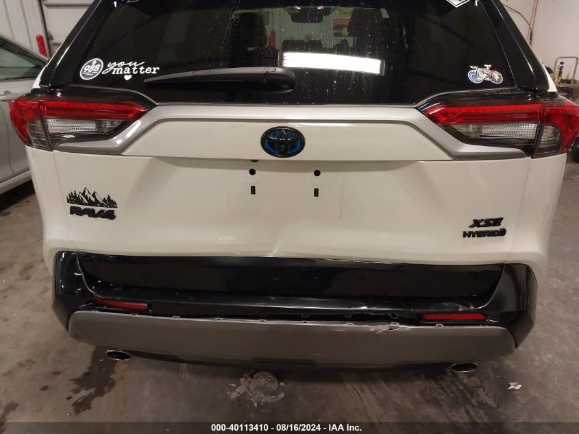 2021 Toyota Rav4 Hybrid Xse VIN: 2T3E6RFV6MW019729 Lot: 40113410